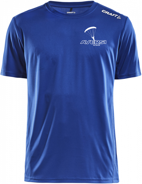 Craft - Aversi  T-Shirt (Men) - Royal Blue & biały